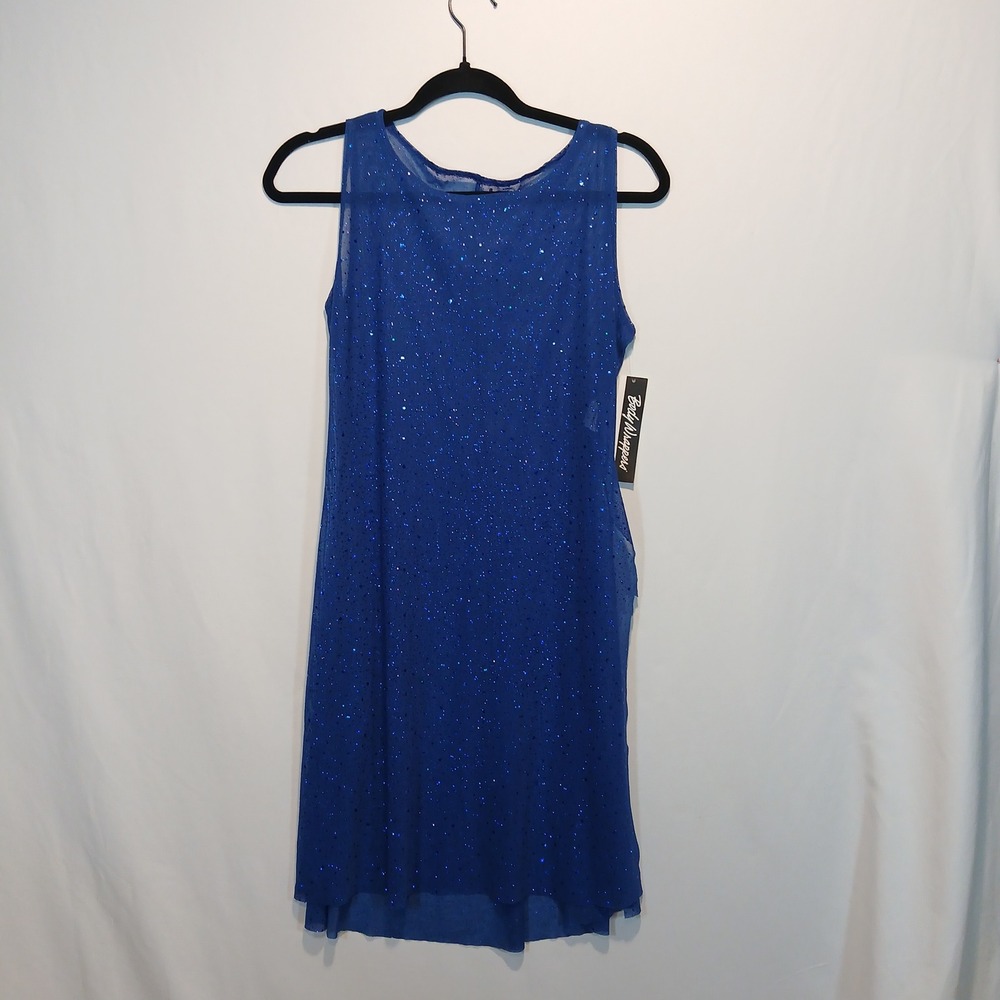NWT Body Wrappers Adults sz L sheer tunic dress sequin fairy coquette dancer